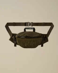 Backpacks & Waistbag<C.P. Company Plain Paper Touch Logo Waistbag Ivy Green