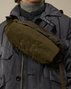 Backpacks & Waistbag<C.P. Company Plain Paper Touch Logo Waistbag Ivy Green