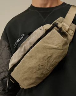 Backpacks & Waistbag<C.P. Company Plain Paper Touch Logo Waistbag Vintage Khaki – Beige