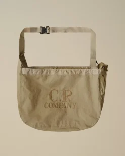 Backpacks & Waistbag<C.P. Company Plain Paper Touch Shoulder Bag Vintage Khaki – Beige