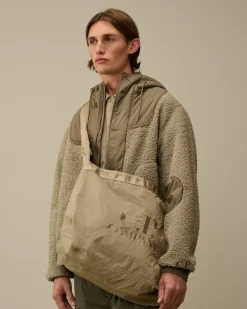 Backpacks & Waistbag<C.P. Company Plain Paper Touch Shoulder Bag Vintage Khaki – Beige