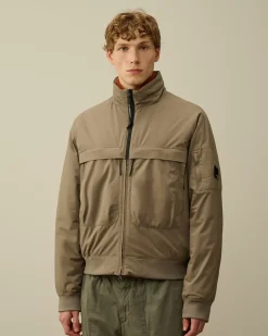 Jacket & Coats<C.P. Company Pro-Tek Bomber Padded Jacket Walnut – Beige