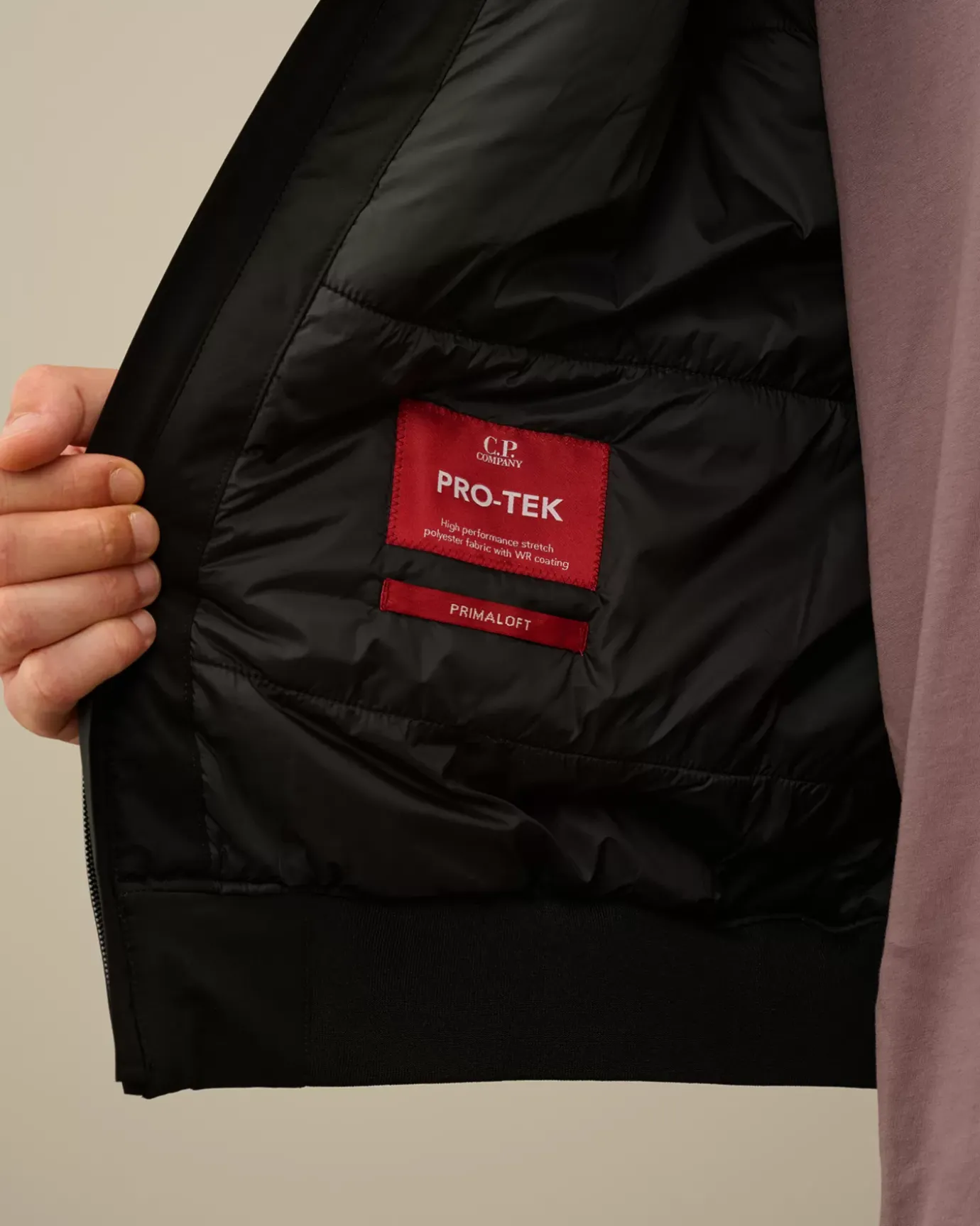 Jacket & Coats<C.P. Company Pro-Tek Bomber Padded Jacket Black