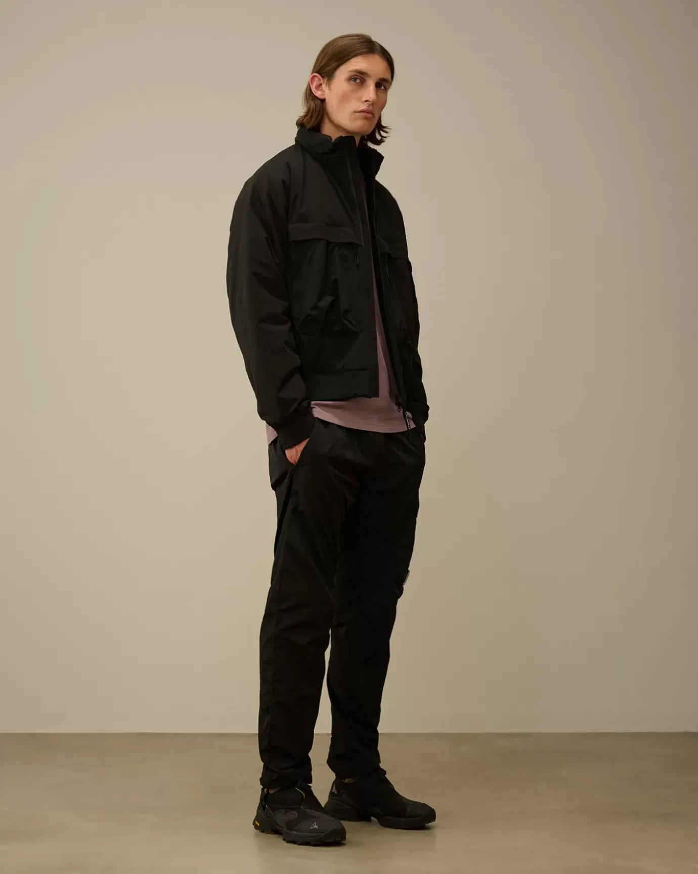 Jacket & Coats<C.P. Company Pro-Tek Bomber Padded Jacket Black
