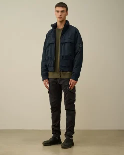 Jacket & Coats<C.P. Company Pro-Tek Bomber Padded Jacket Total Eclipse – Blue