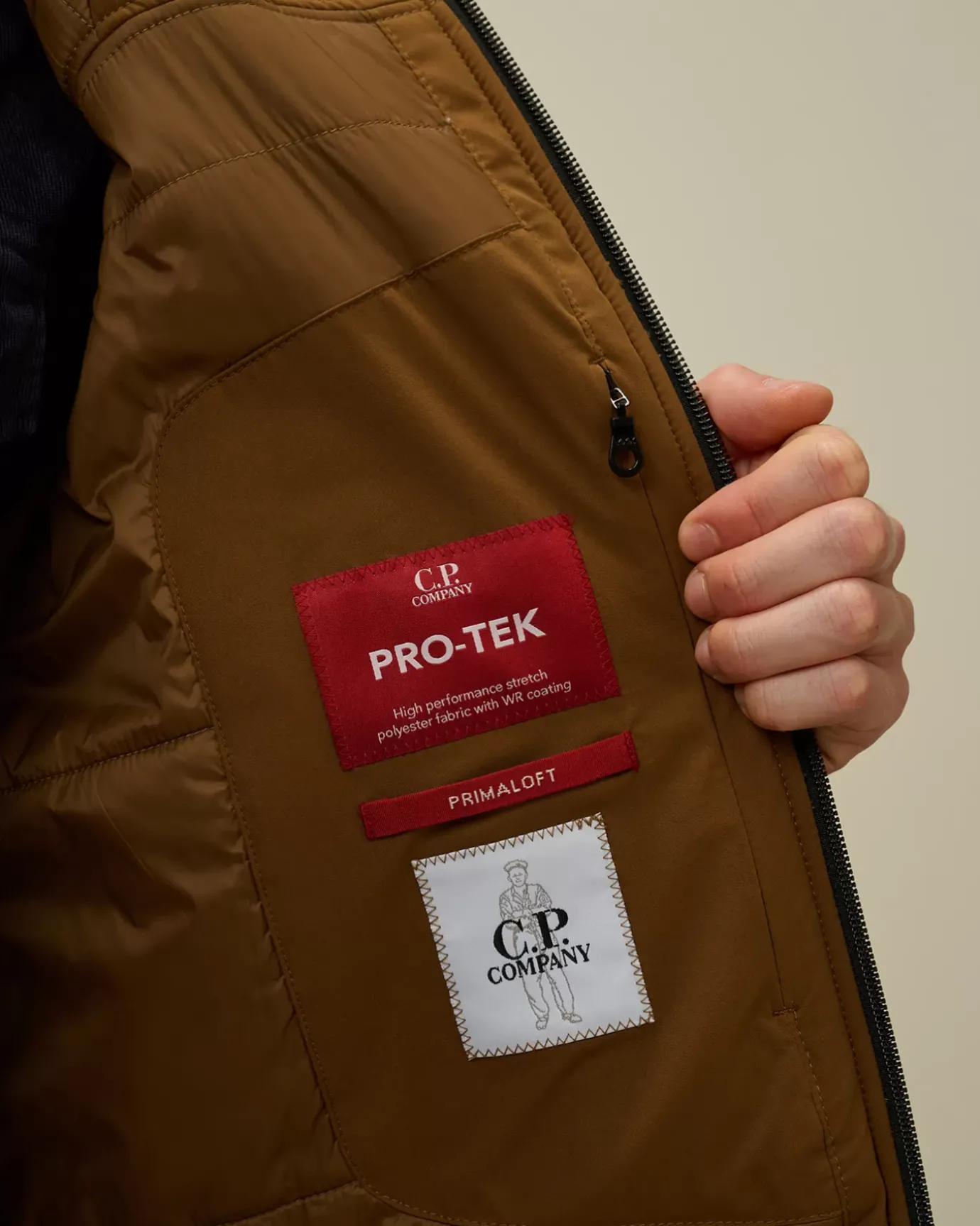 Jacket & Coats<C.P. Company Pro-Tek Hooded Padded Jacket Toffee – Beige