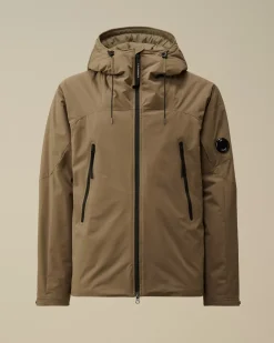Jacket & Coats<C.P. Company Pro-Tek Hooded Padded Jacket Walnut – Beige