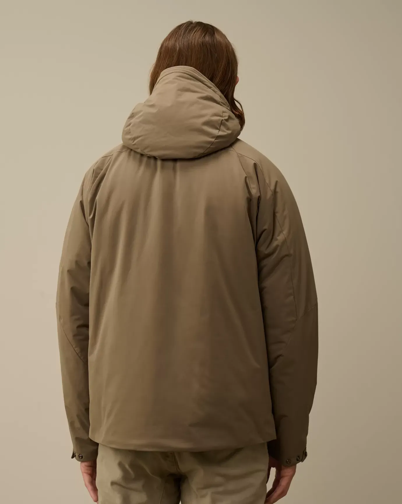 Jacket & Coats<C.P. Company Pro-Tek Hooded Padded Jacket Walnut – Beige