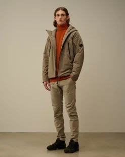 Jacket & Coats<C.P. Company Pro-Tek Hooded Padded Jacket Walnut – Beige