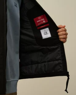 Jacket & Coats<C.P. Company Pro-Tek Hooded Padded Jacket Black