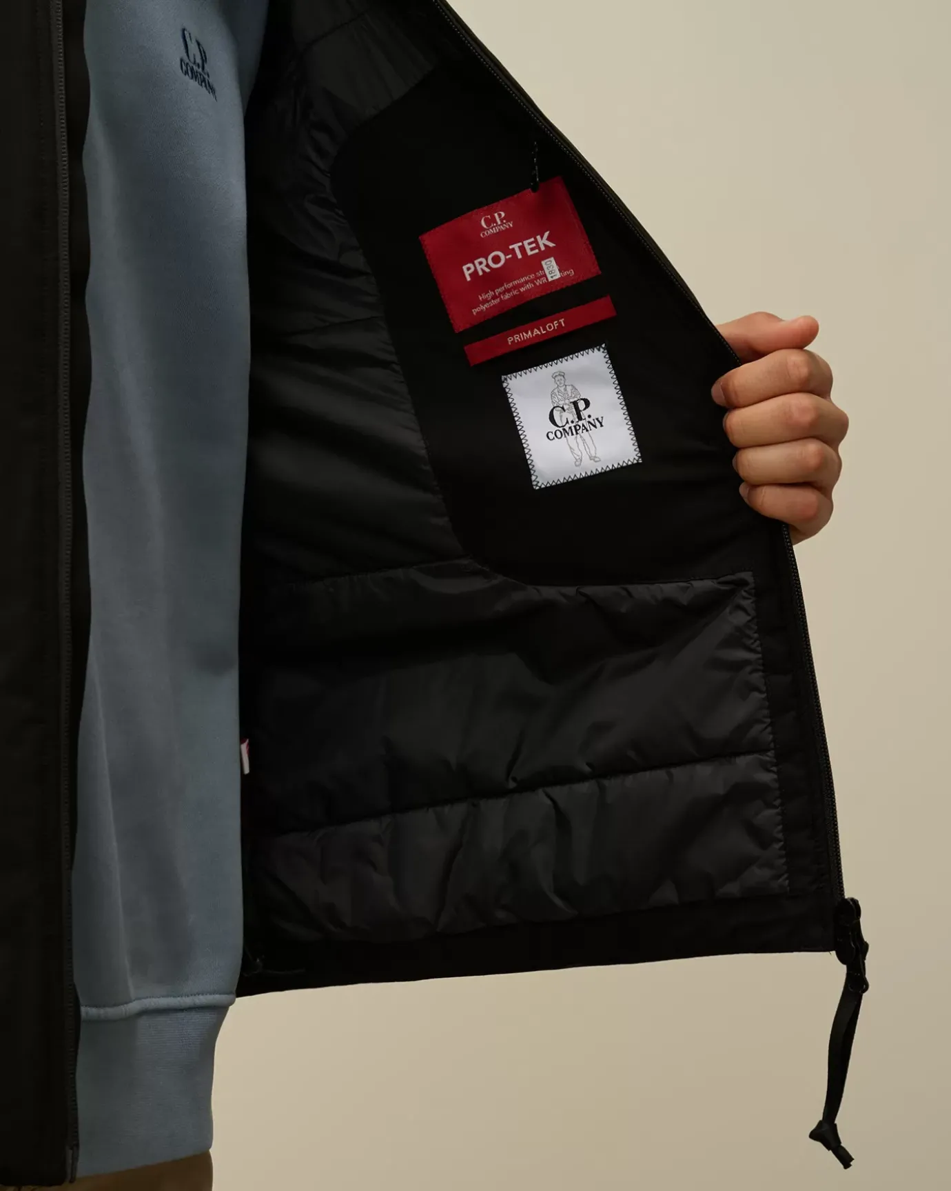 Jacket & Coats<C.P. Company Pro-Tek Hooded Padded Jacket Black