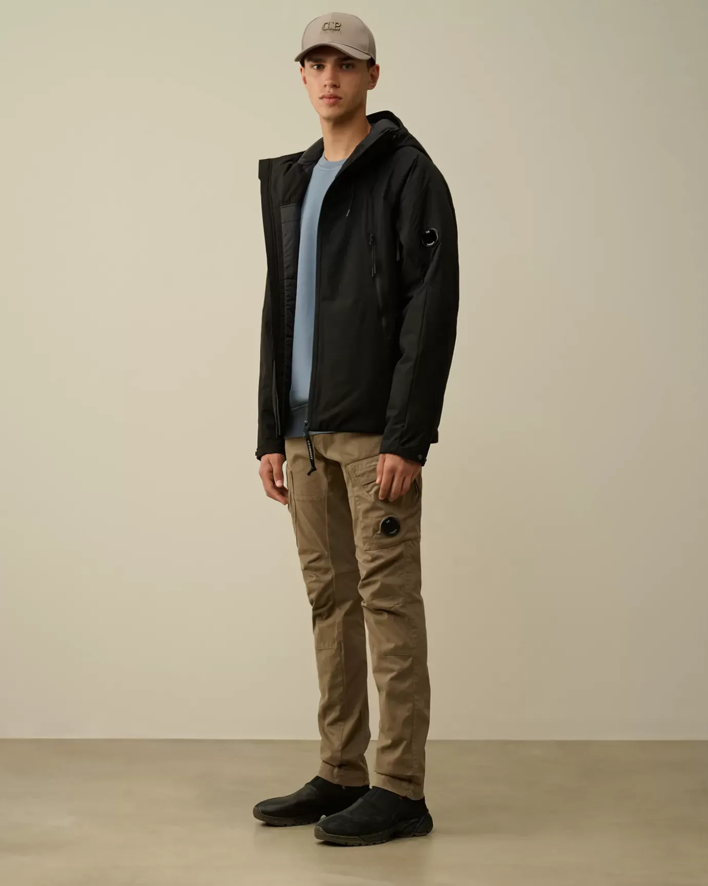 Jacket & Coats<C.P. Company Pro-Tek Hooded Padded Jacket Black