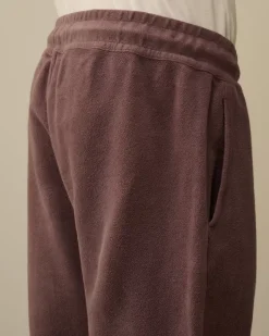 Tracksuits & Shorts<C.P. Company Reverse Brushed & Emerized Diagonal Fleece Sweatpants Purple Dove