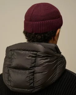 Hats<C.P. Company Re-Wool Fisherman Beanie Potent Purple