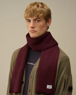Other Accessories<C.P. Company Re-Wool Knit Scarf Potent Purple