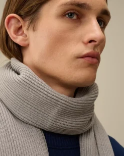 Other Accessories<C.P. Company Re-Wool Knit Scarf Moon Melange – Grey