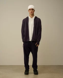 T-shirts & Polo<C.P. Company Stretch Piquet Striped Collar Polo Gauze White