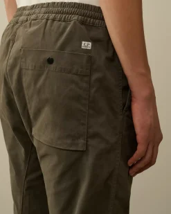 Trousers<C.P. Company Stretch Sateen Ergonomic Lens Single Cargo Pants Grape Leaf – Green