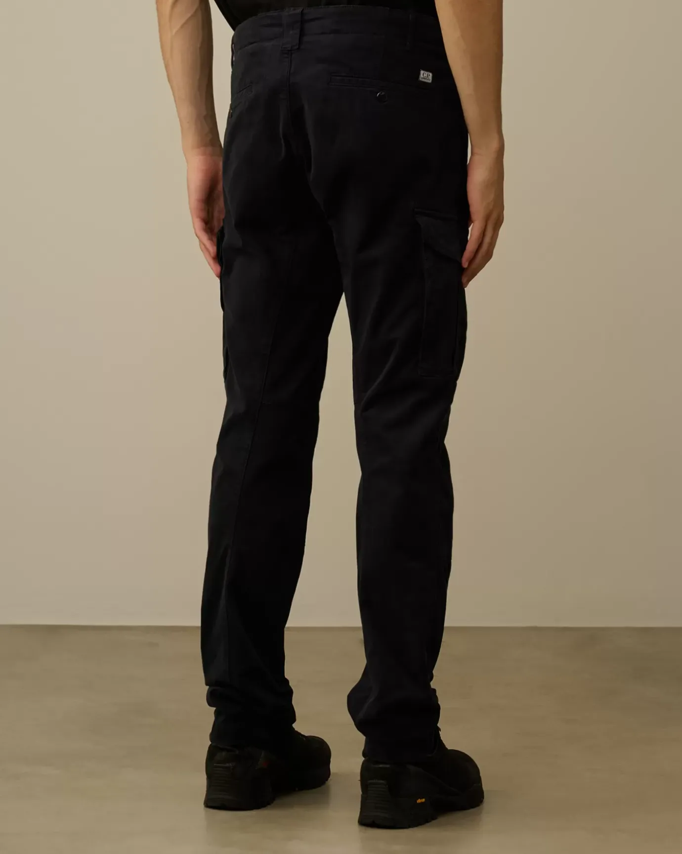 Trousers<C.P. Company Stretch Sateen Ergonomic Cargo Pants Total Eclipse – Blue