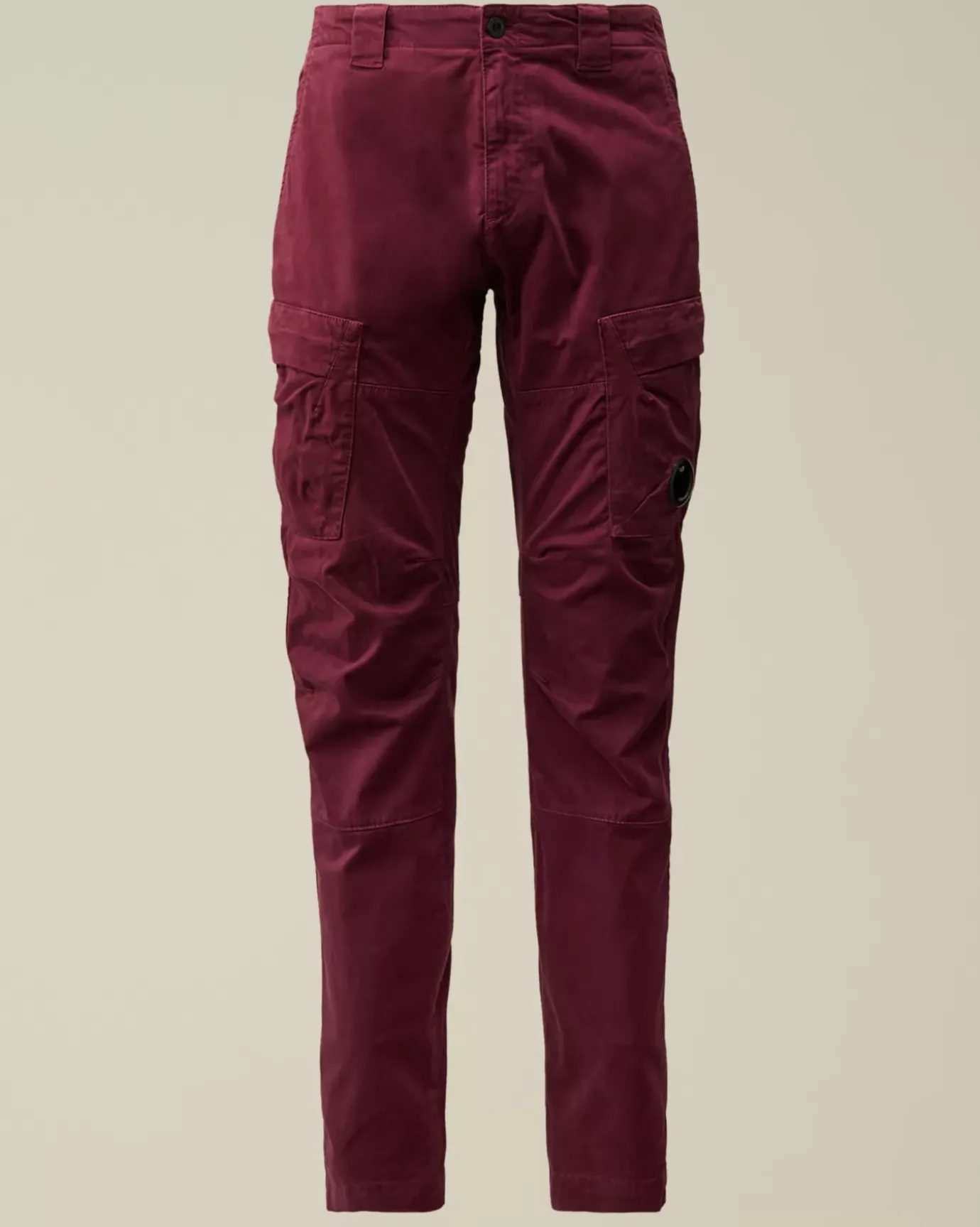 Trousers<C.P. Company Stretch Sateen Ergonomic Lens Cargo Pants Potent Purple