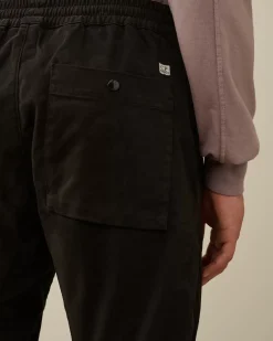 Trousers<C.P. Company Stretch Sateen Ergonomic Lens Single Cargo Pants Black
