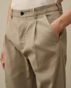 Trousers<C.P. Company Superior Structure Stretch Loose Pants Vintage Khaki – Beige