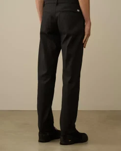 Trousers<C.P. Company Superior Structure Stretch Loose Pants Black Sand