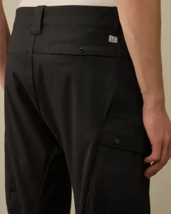 Trousers<C.P. Company Superior Structure Stretch Regular Cargo Pants Black Sand