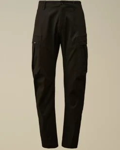 Trousers<C.P. Company Superior Structure Stretch Regular Cargo Pants Black