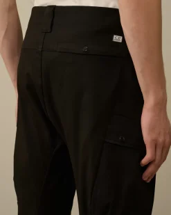 Trousers<C.P. Company Superior Structure Stretch Regular Cargo Pants Black