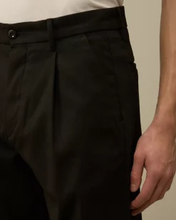 Trousers<C.P. Company Superior Structure Stretch Loose Pants Black