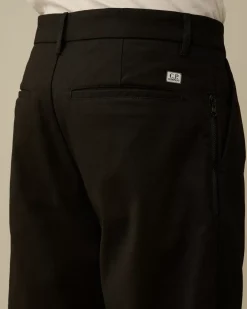 Trousers<C.P. Company Superior Structure Stretch Loose Pants Black