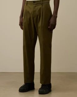 Trousers<C.P. Company Superior Structure Stretch Loose Pants Ivy Green