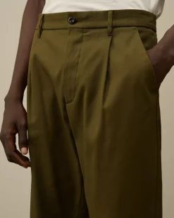 Trousers<C.P. Company Superior Structure Stretch Loose Pants Ivy Green