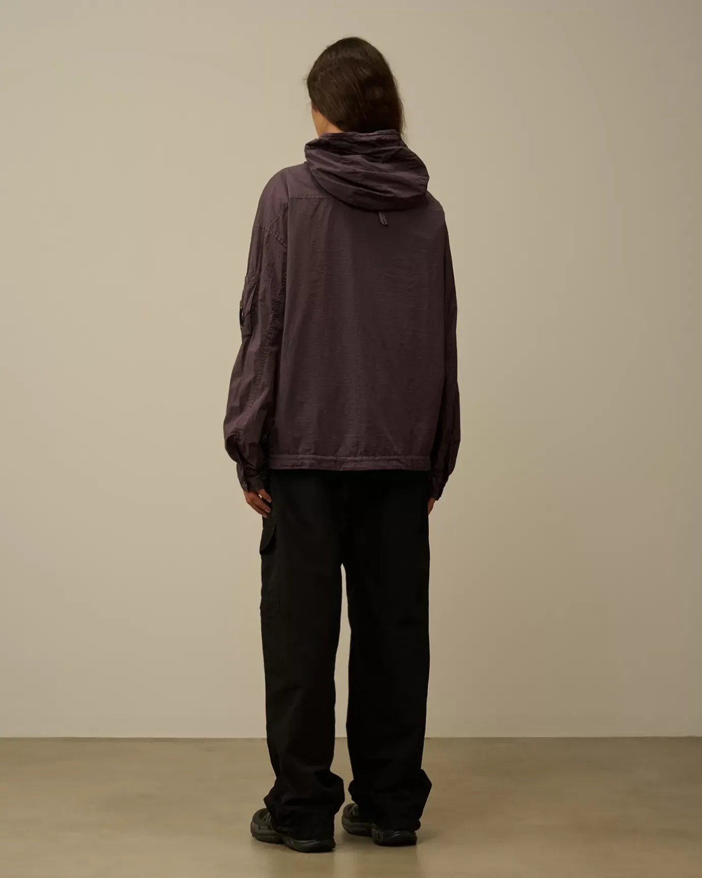 Overshirt<C.P. Company Taylon-L Half Zipped Hooded Overshirt Boulevard – Violet