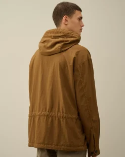 Overshirt<C.P. Company Taylon-P Hooded Overshirt Toffee – Beige