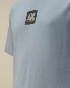 Clothing 10-14<C.P. Company U16 Cotton Jersey 30/1 British Sailor T-Shirt Flint Stone – Blue