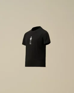 Clothing 2-3<C.P. Company U16 Cotton Jersey 30/1 British Sailor Logo T-Shirt Black