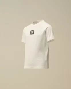 Clothing 4-8<C.P. Company U16 Cotton Jersey 30/1 British Sailor T-Shirt Gauze White