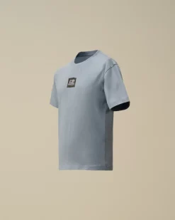 Clothing 4-8<C.P. Company U16 Cotton Jersey 30/1 British Sailor T-Shirt Flint Stone – Blue