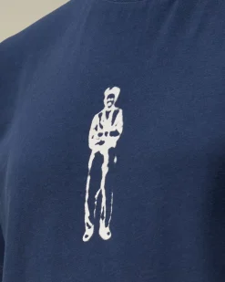 Clothing 2-3<C.P. Company U16 Cotton Jersey 30/1 British Sailor Logo T-Shirt Estate Blue