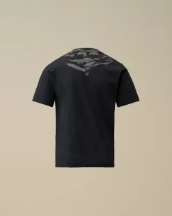 Clothing 4-8<C.P. Company U16 Cotton Jersey 30/1 Goggle T-Shirt Total Eclipse – Blue