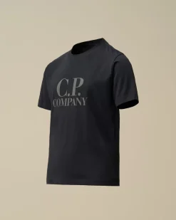 Clothing 10-14<C.P. Company U16 Cotton Jersey 30/1 Goggle T-Shirt Total Eclipse – Blue