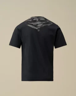 Clothing 10-14<C.P. Company U16 Cotton Jersey 30/1 Goggle T-Shirt Total Eclipse – Blue