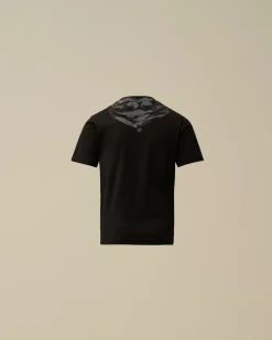 Clothing 2-3<C.P. Company U16 Cotton Jersey 30/1 Goggle T-Shirt Black