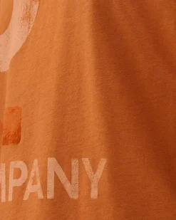 Clothing 10-14<C.P. Company U16 Cotton Jersey 30/1 Maxi Logo T-Shirt Bombay Brown