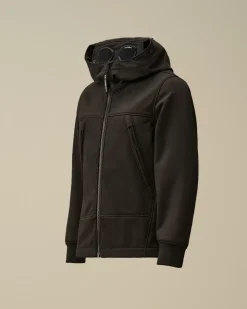 Clothing 10-14<C.P. Company U16 C.P. Shell-R Goggle Jacket Black