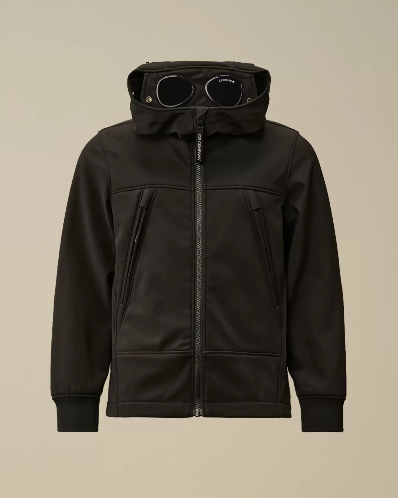 Clothing 10-14<C.P. Company U16 C.P. Shell-R Goggle Jacket Black