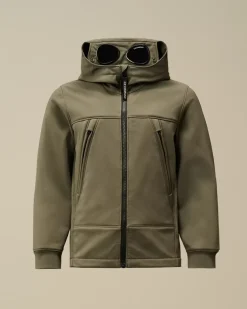 Clothing 10-14<C.P. Company U16 C.P. Shell-R Goggle Jacket Grape Leaf – Green