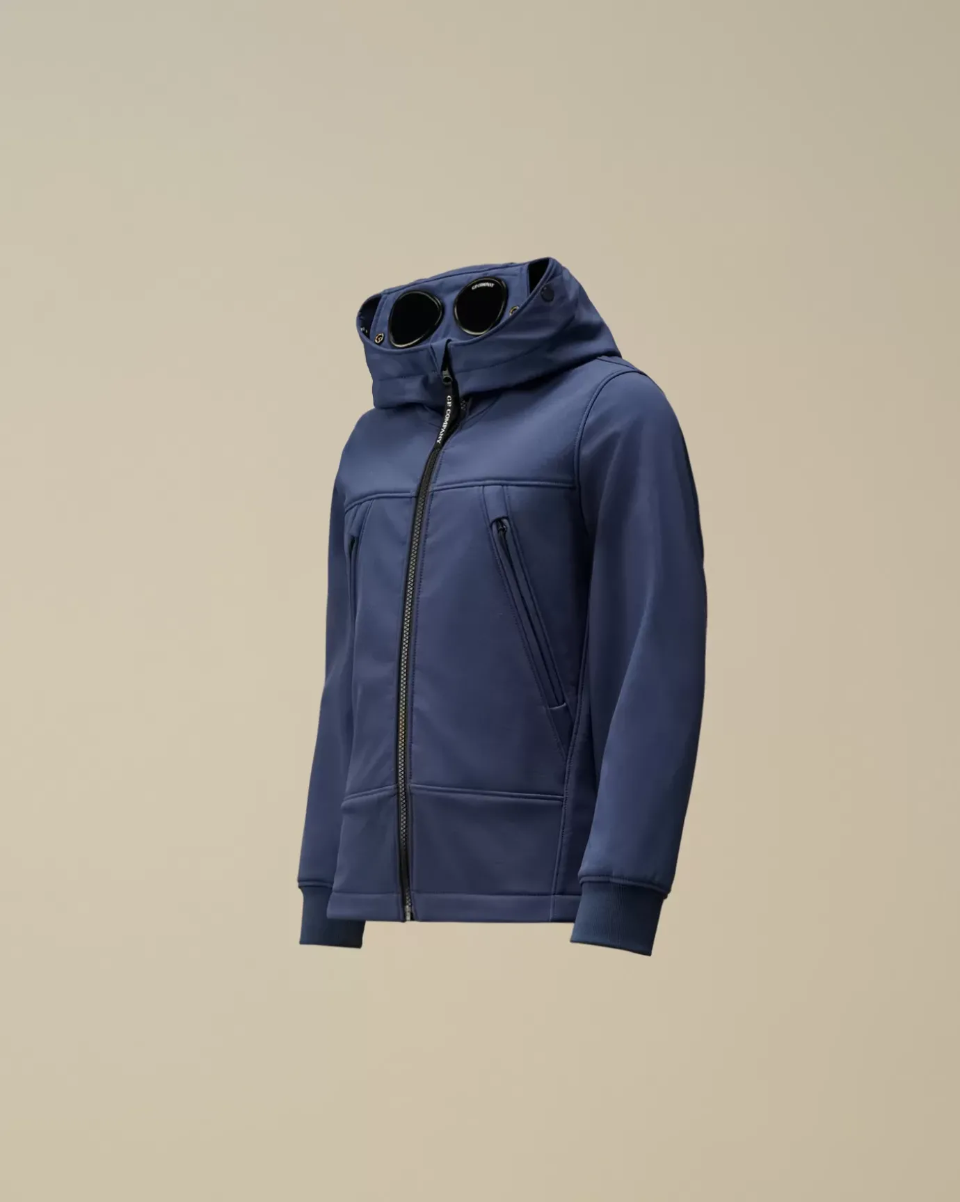 Clothing 4-8<C.P. Company U16 C.P. Shell-R Goggle Jacket Estate Blue